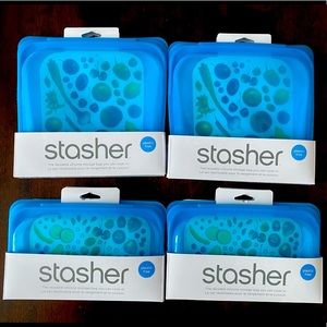 Set of 4 Stasher bags